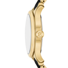 Load image into Gallery viewer, Gilmore Three-Hand Date Gold-Tone and Black Ceramic Watch