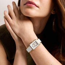 Load image into Gallery viewer, Raquel 26mm Three-Hand Date Gold-Tone Stainless Steel & White Ceramic Watch