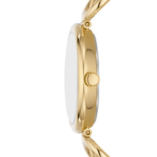 Load image into Gallery viewer, Carlie Three-Hand Gold-Tone Stainless Steel Watch