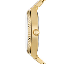 Load image into Gallery viewer, Scarlette Three-Hand Date Gold-Tone Stainless Steel Watch