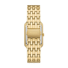 Load image into Gallery viewer, Raquel Three-Hand Date Gold-Tone Stainless Steel Watch
