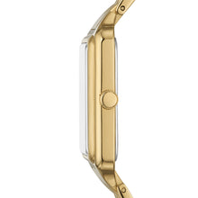 Load image into Gallery viewer, Raquel Three-Hand Date Gold-Tone Stainless Steel Watch
