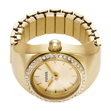 Load image into Gallery viewer, Watch Ring Two-Hand Gold-Tone Stainless Steel