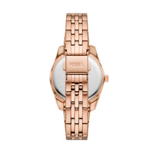 Load image into Gallery viewer, Scarlette Three-Hand Date Rose Gold-Tone Stainless Steel Watch