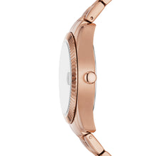 Load image into Gallery viewer, Scarlette Three-Hand Date Rose Gold-Tone Stainless Steel Watch