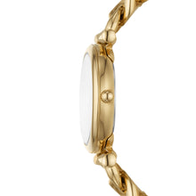 Load image into Gallery viewer, Carlie Three-Hand Gold-Tone Stainless Steel Watch
