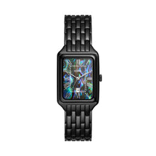 Load image into Gallery viewer, Raquel Three-Hand Date Black Stainless Steel Watch