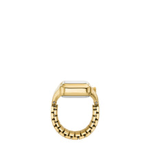 Load image into Gallery viewer, Raquel Watch Ring Two-Hand Gold-Tone Stainless Steel