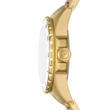 Load image into Gallery viewer, Fossil Blue Dive Three-Hand Gold-Tone Stainless Steel Watch