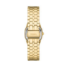 Load image into Gallery viewer, Harlow Three-Hand Gold-Tone Stainless Steel Watch