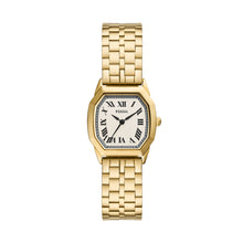 Load image into Gallery viewer, Harlow Three-Hand Gold-Tone Stainless Steel Watch