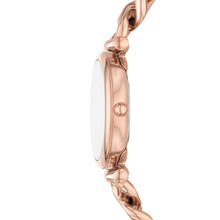Load image into Gallery viewer, Carlie Three-Hand Rose Gold-Tone Stainless Steel Watch and Bracelet Set