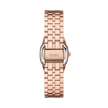 Load image into Gallery viewer, Harlow Three-Hand Rose Gold-Tone Stainless Steel Watch