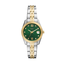 Load image into Gallery viewer, Scarlette Three-Hand Date Two-Tone Stainless Steel Watch