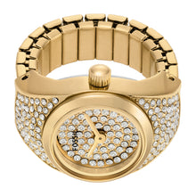Load image into Gallery viewer, Watch Ring Three-Hand Gold-Tone Stainless Steel