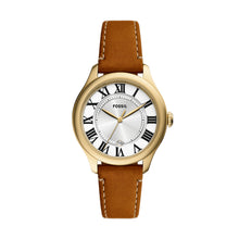 Load image into Gallery viewer, Gilmore Three-Hand Date Medium Brown Leather Watch