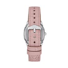 Load image into Gallery viewer, Harlow Three-Hand Light Pink Leather Watch