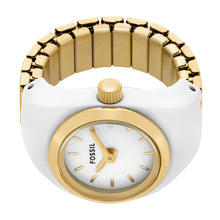 Load image into Gallery viewer, Watch Ring Two-Hand Gold-Tone Stainless Steel