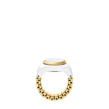 Load image into Gallery viewer, Watch Ring Two-Hand Gold-Tone Stainless Steel