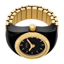 Load image into Gallery viewer, Watch Ring Two-Hand Gold-Tone Stainless Steel