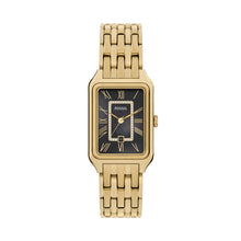 Load image into Gallery viewer, Raquel Three-Hand Date Gold-Tone Stainless Steel Watch
