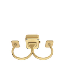 Load image into Gallery viewer, Raquel Watch Ring Two-Hand Gold-Tone Stainless Steel Watch