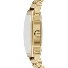 Load image into Gallery viewer, Harlow Three-Hand Gold-Tone Stainless Steel Watch