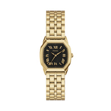 Load image into Gallery viewer, Harlow Three-Hand Gold-Tone Stainless Steel Watch