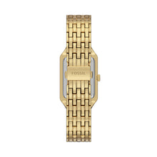 Load image into Gallery viewer, Raquel Three-Hand Date Gold-Tone Stainless Steel Watch