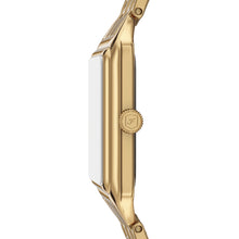 Load image into Gallery viewer, Raquel Three-Hand Date Gold-Tone Stainless Steel Watch