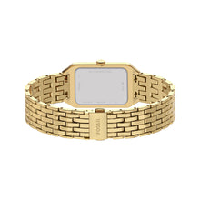 Load image into Gallery viewer, Raquel Three-Hand Date Gold-Tone Stainless Steel Watch
