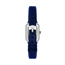Load image into Gallery viewer, Raquel Two-Hand Blue Velvet Watch