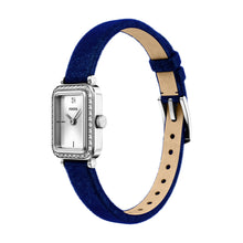 Load image into Gallery viewer, Raquel Two-Hand Blue Velvet Watch