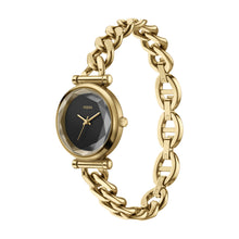 Load image into Gallery viewer, Carlie Three-Hand Gold-Tone Stainless Steel Watch