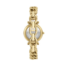 Load image into Gallery viewer, Carlie Three-Hand Gold-Tone Stainless Steel Watch