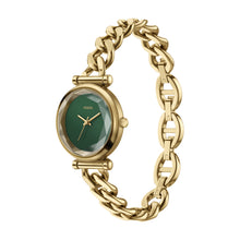 Load image into Gallery viewer, Carlie Three-Hand Gold-Tone Stainless Steel Watch
