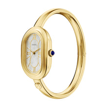 Load image into Gallery viewer, Sloan Three-Hand Gold-Tone Stainless Steel Bangle Watch