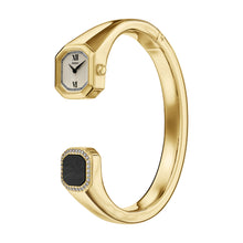 Load image into Gallery viewer, Harlow Two-Hand Gold-Tone Stainless Steel Watch