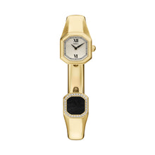 Load image into Gallery viewer, Harlow Two-Hand Gold-Tone Stainless Steel Watch