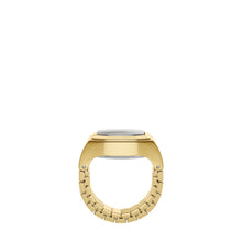 Load image into Gallery viewer, Harlow Watch Ring Two-Hand Gold-Tone Stainless Steel Watch