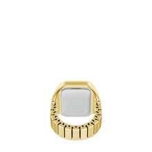 Load image into Gallery viewer, Raquel Watch Ring Two-Hand Gold-Tone Stainless Steel Watch