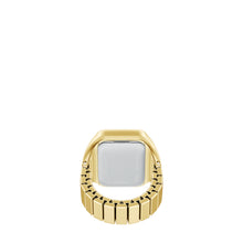 Load image into Gallery viewer, Raquel Watch Ring Two-Hand Gold-Tone Stainless Steel Watch