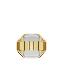 Load image into Gallery viewer, Raquel Watch Ring Two-Hand Gold-Tone Stainless Steel Watch