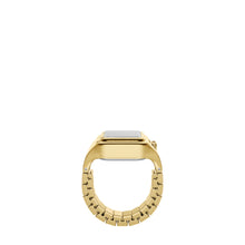 Load image into Gallery viewer, Raquel Watch Ring Two-Hand Gold-Tone Stainless Steel Watch