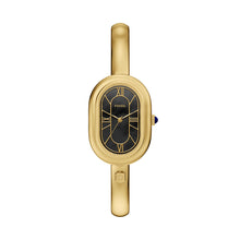 Load image into Gallery viewer, Sloan Three-Hand Gold-Tone Stainless Steel Watch Bangle