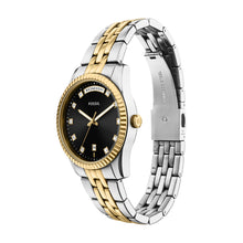 Load image into Gallery viewer, Scarlette Three-Hand Day-Date Two-Tone Stainless Steel Watch