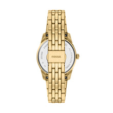 Load image into Gallery viewer, Scarlette Three-Hand Day-Date Gold-Tone Stainless Steel Watch