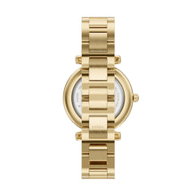 Load image into Gallery viewer, Carlie Three-Hand Gold-Tone Stainless Steel Watch