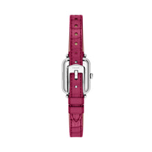 Load image into Gallery viewer, Raquel Mini Two-Hand Pink Leather Watch