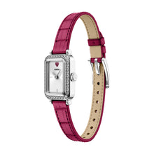 Load image into Gallery viewer, Raquel Mini Two-Hand Pink Leather Watch